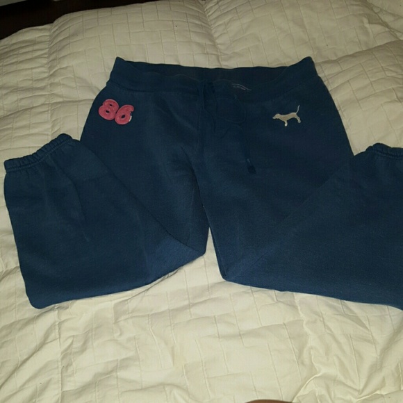 PINK CROPPED JOGGERS - Picture 1 of 3