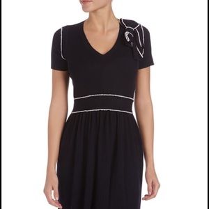 Red Valentino navy knit with bow