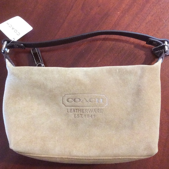 Coach Handbags - Coach suede small bag