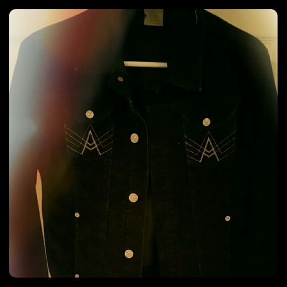 Womens 7 for all mankind  corduroy jacket size lar