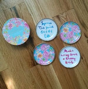 Last Chance! Lilly Pulitzer Ceramic Coaster Set