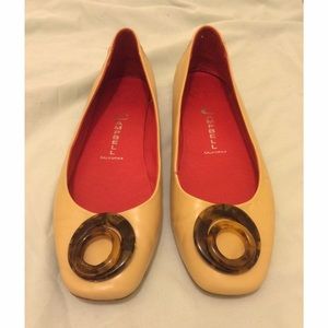Jeffrey Campbell Tan Leather "Flyer" Flats