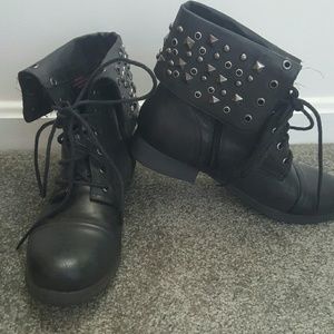 Studded booties