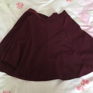 Brandy Melville one size burgundy skirt