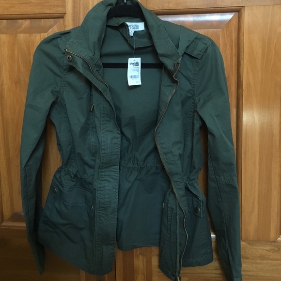 Military Green Anorak Jacket