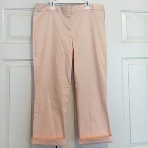 J. Crew "Stretch" Light Pink Capris