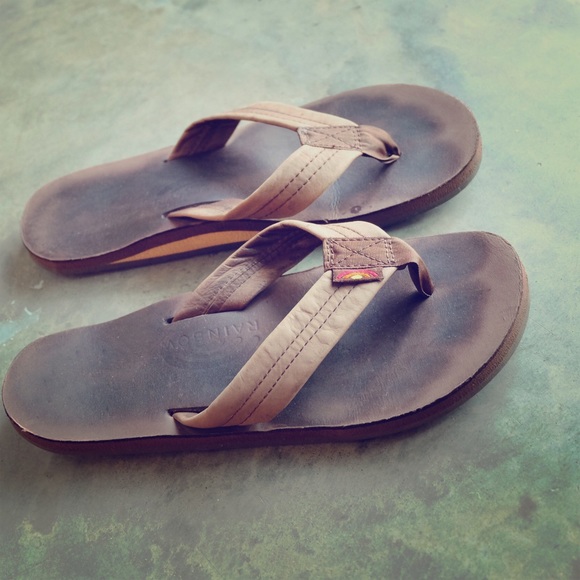 Size 7-8 Rainbows | Broken in | Real Leather