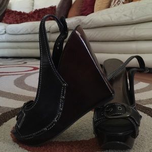 Fergie wedge sandals.