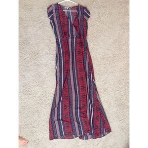 NWT Charlotte Russe wrap maxi dress