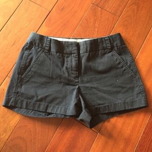 Navy j crew shorts