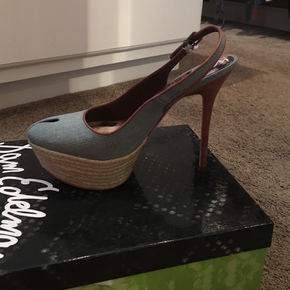 Sam Edelman, stiletto heel, sling back, platform