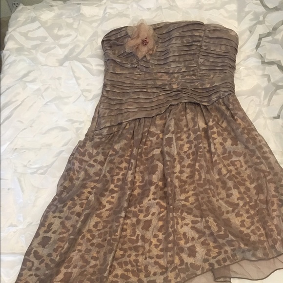 City studio cheetah dress