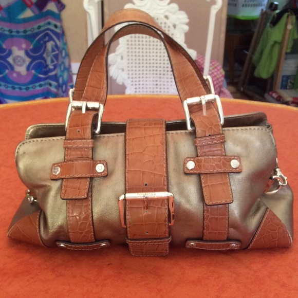 Michael Kors buckle handbag.