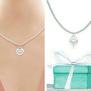 Tiffany & Co. Sterling Silver Heart Necklace