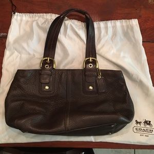 Authentic Coach SoHo Collection brown purse