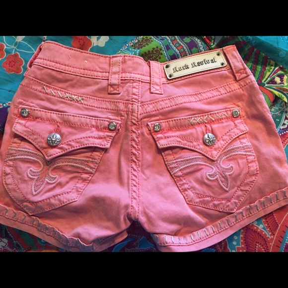 pink rock revival shorts