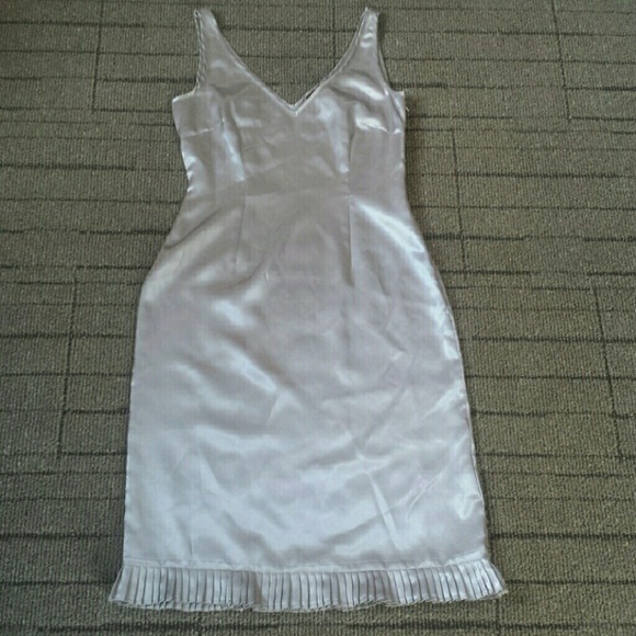 Bcbg gray slip dress