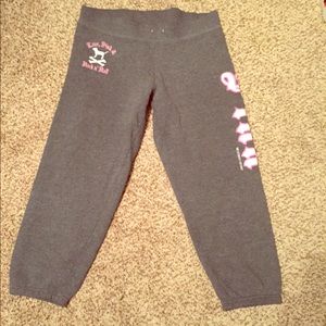 Victoria's Secret cropped Capri sweatpants