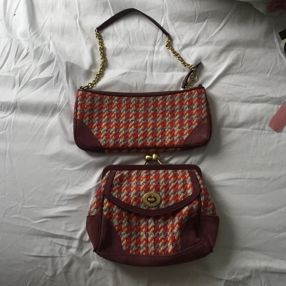 Coach wool purses