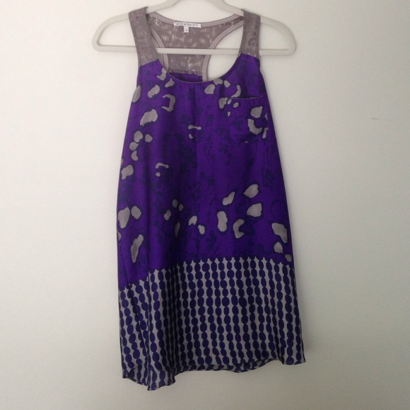 Purple patterned Tunic