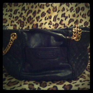 Juicy Couture black leather purse