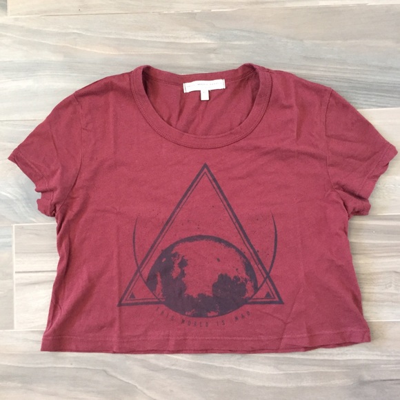 Truly madly deeply cropped graphic tee