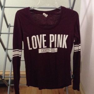 PINK long sleeve tee