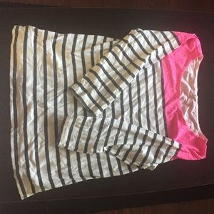 3/4 sleeve J Crew top