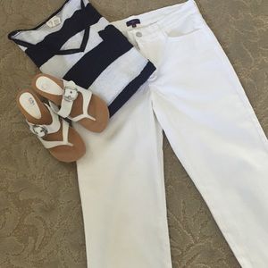 NYDJ White capris