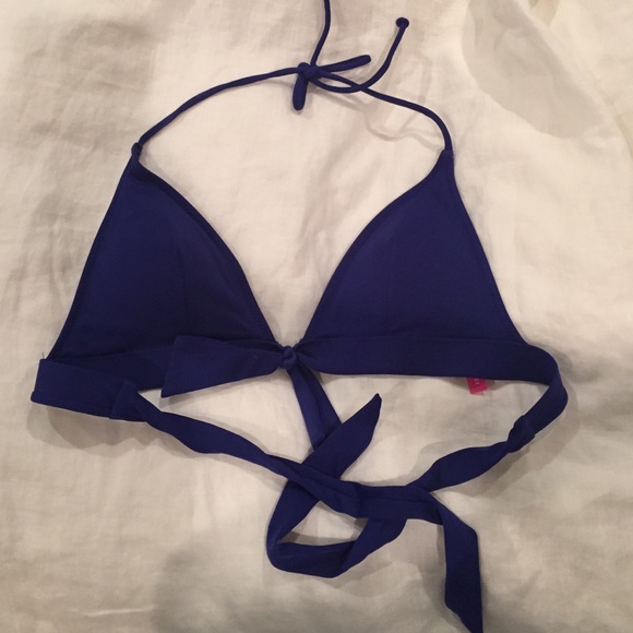 Victoria's Secret push-up bathing suit top-Navy