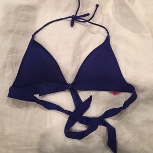 Victoria's Secret push-up bathing suit top-Navy