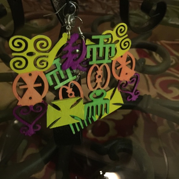 Afro centric earrings