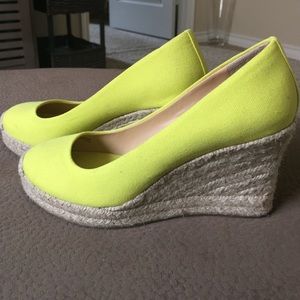 J.CREW espadrille wedges