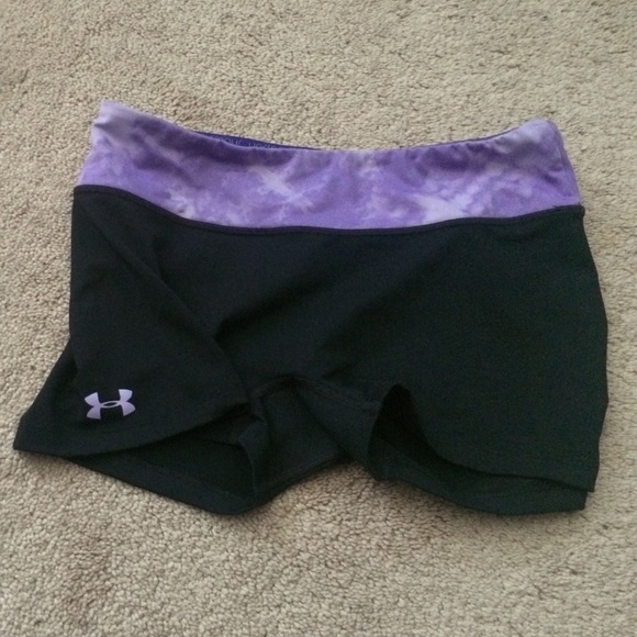 Under armor black mini shorts!
