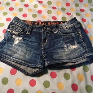 Rock Revival Jean Shorts