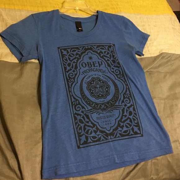 Blue Obey T shirt