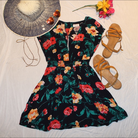 Flirty Floral Summer Dress