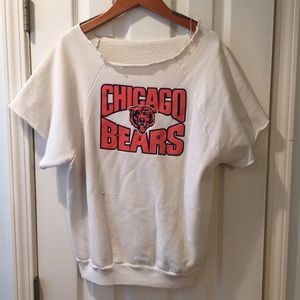 VINTAGE Chicago Bears Cut Sweatshirt 80s