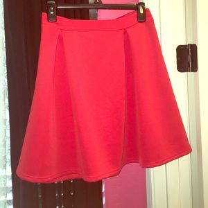 Red Skater Skirt