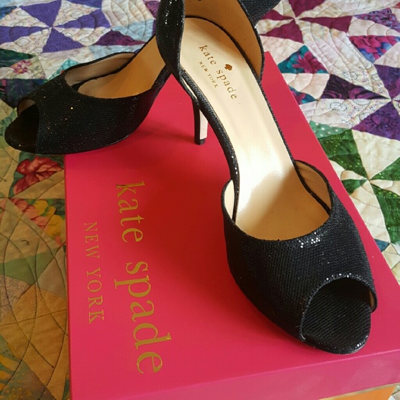 Kate Spade Black Starlight shoes