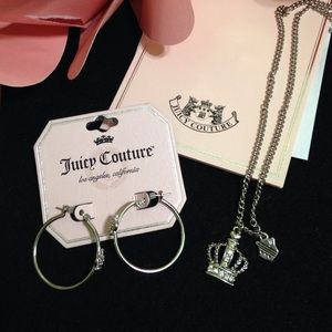 Juicy Couture Necklace and Earrings Set