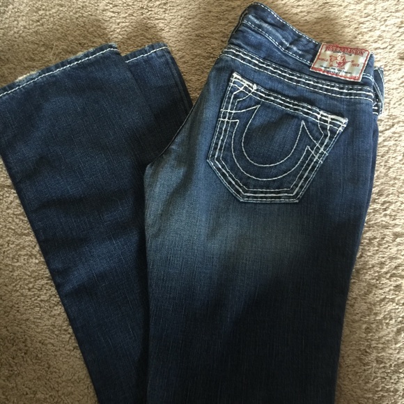 True religion dark wash jeans