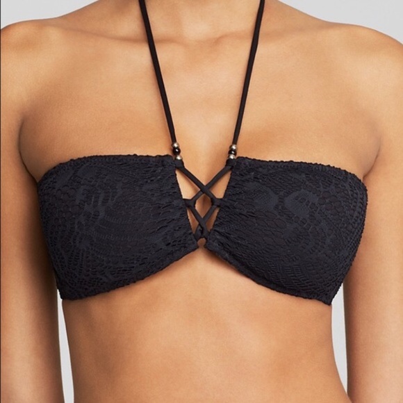 NWT Ralph Lauren White Crochet Bandeau Top - Picture 2 of 4