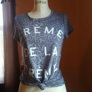 NWOT Graphic / typography tee shirt