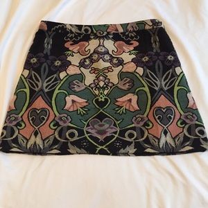 Topshop pattern skirt