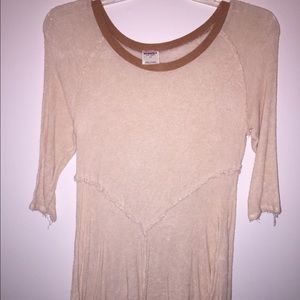 free people cream top