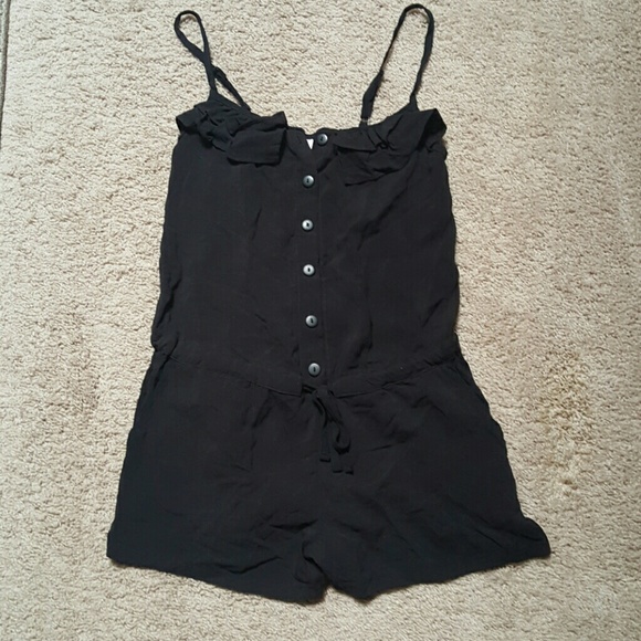XS Black Romper NWT