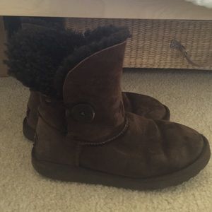 Brown Bailey Button Uggs