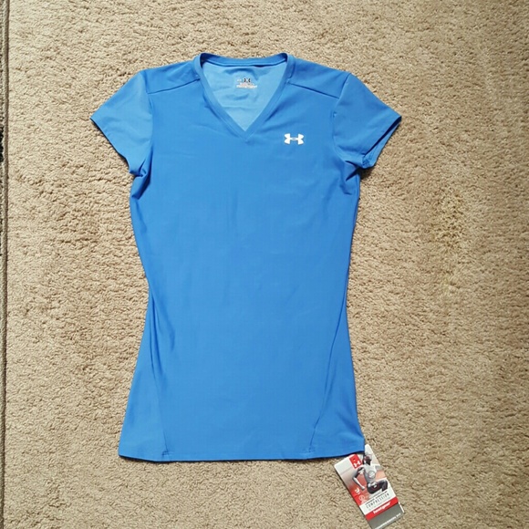 Blue Small Under Armour Tee NWT