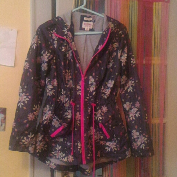 Cute floral raincoat